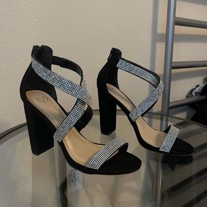 rhinestone heels